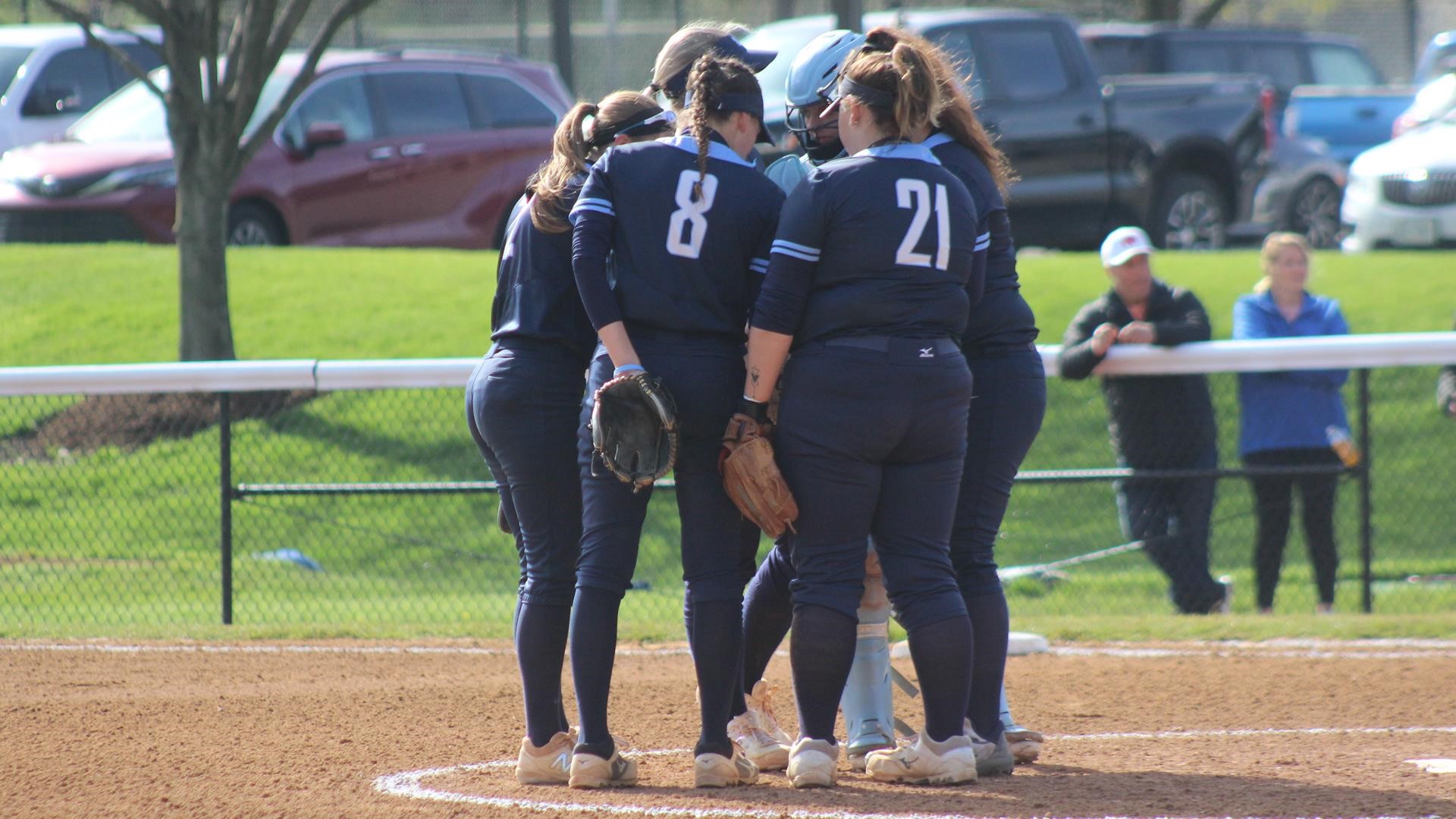 Infield Huddle